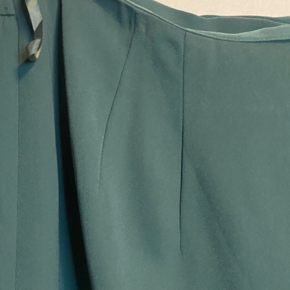 Rena Rowan Deep Teal A-Line Skirt nwt - Picture 3 of 10